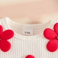 thumbnail image 5 of Amidoa Girls Summer 2 Piece Outfits Cute Sleeveless Tops Tops and Casual Skirt Kids Clothing Set Red Size 3T Red Size 3T, 5 of 9