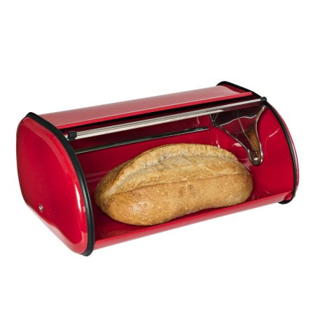 Bread Canister - Honey Can Do Retro Kitchen Bread Box and Canister Set Bundle