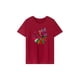 thumbnail image 2 of Camiseta para mujer con cuello redondo, camiseta básica para disfraz, para playa, senderismo, compras S, 2 of 7