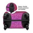 thumbnail image 2 of Yiaed Light Purple Glitter Print Travel Luggage Cover Suitcase Protector Fits 18-32 Inch Luggage Wheel Covers Patterned Elastic Luggage Anti-scratch（No luggage）-X-Large, 2 of 5