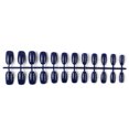 thumbnail image 1 of Seitruly 24 piezas de uñas postizas de ataúd resistentes a los arañazos de bailarina corta coloridas uñas acrílicas artificiales de color sólido DIY Juegos de manicura 31 azul oscuro Seitruly CE011412-31, 1 of 4