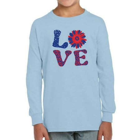 

4Th Of July Flower Art Long Sleeve Toddler -Image by Shutterstock 4 Toddler