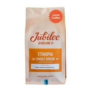 Local Jubilee Roasting Co Ethiopia Single Origin, Whole Bean Naturally Caffeinated Coffee, Light Roast, 10oz