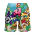 thumbnail image 4 of Kirby's Return to Dream Land Mens Board Shorts Summer Swim Trunks Quick Dry Beach Swimwear Bathing Suit Swim Shorts with Compression Liner And Pockets, 4 of 7