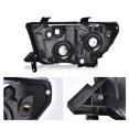 thumbnail image 4 of PIT66 Headlights, Fit for 07-13 Toyota Tundra/08-17 Toyota Sequoia Passenger Side Headlamps Assembly Left & Right Clear Lens Black Housing Clear Reflector, 4 of 9