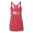 thumbnail image 2 of The Human Fund Money for the People Pop Culture Tri-Blend Racerback Tank Top, Vintage Red, Large, 2 of 3