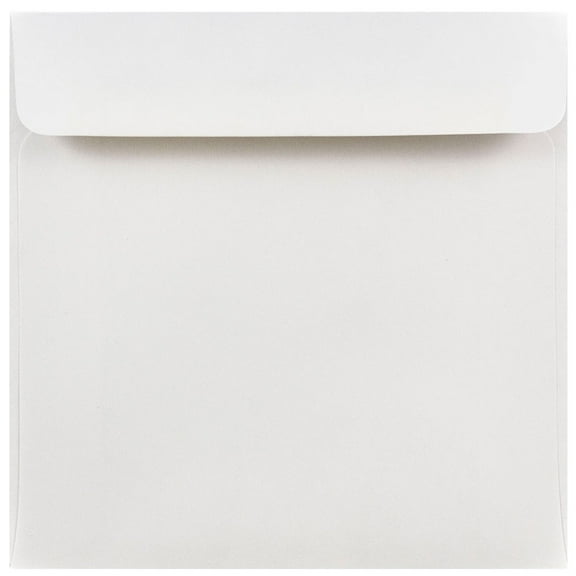 JAM Paper 6 x 6 Square Invitation Envelopes, White, 25/Pack