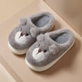 thumbnail image 2 of Otqutp Teen Boys Girls Plush Slippers Cute Bear Animals Fleece Lined Slipper Soft Comfort Winter Warm Non Slip House Shoes, 2 of 7