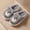 Grey, variant on Toddlers Kids Anti-slip Platform Shoes Cute Cartoon Fuzzy Bear Pattern Slippers Memory Foam Slip-on Cute Indoor Shoes for Boys Girls Winter Warm Plush Slippers