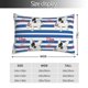thumbnail image 2 of Fotbe Bulldog Friend Funda de Almohada Decorativa Estilo Occidental, Lujo en Algodón, Fundas para Almohadas King, Cojín Estampado para Decoración del Hogar-14"x20", 2 of 6