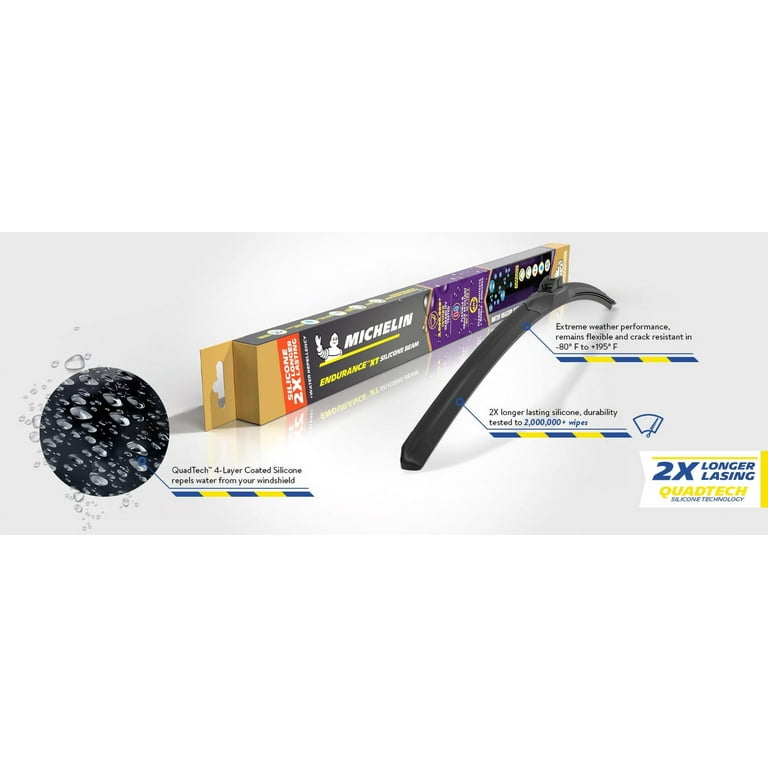 Michelin Endurance XT Advanced Silicone Wiper Blade 26,Last 2X Longer