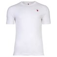thumbnail image 2 of U.S. POLO ASSN. Men's T-shirts, Lot de 2 - Col Rond, logo Brodé, Coton Blanc m (Moyen), 2 of 3