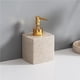 thumbnail image 3 of Dispensador de jabón líquido de arena natural for encimera de baño, dispensador de jabón for lavar platos for cocina, 400 ml, 3 of 3