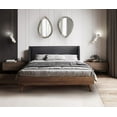 thumbnail image 3 of Topline Home Furnishings Queen Platform Bed with Upholstered Headboard, 3 of 8