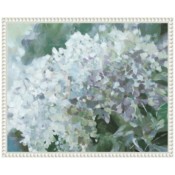 Amanti Art Subtle Shifts Hydrangea Framed Canvas Wall Art Print