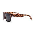 thumbnail image 3 of Polarized Mens Simple Light Weight Horn Rim Gentlemanly Hipster Rectangle Sunglasses Tortoise - Black, 3 of 4