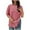 Z-New hot 2Red, variant on Lumbar Surgery Surgery Shirts for Women Tear Away Side Snap Chemo Port Shirts Short Sleeve Crew-Neck Tees Shirts Pure Basic Tops Adaptive Clothing Nursing Uniform Workwear