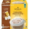 Gevalia Caramel Macchiato Espresso K-Cup Coffee Pods & Froth Packets (36 Pods And Froth Packets, 4 Packs Of 9)