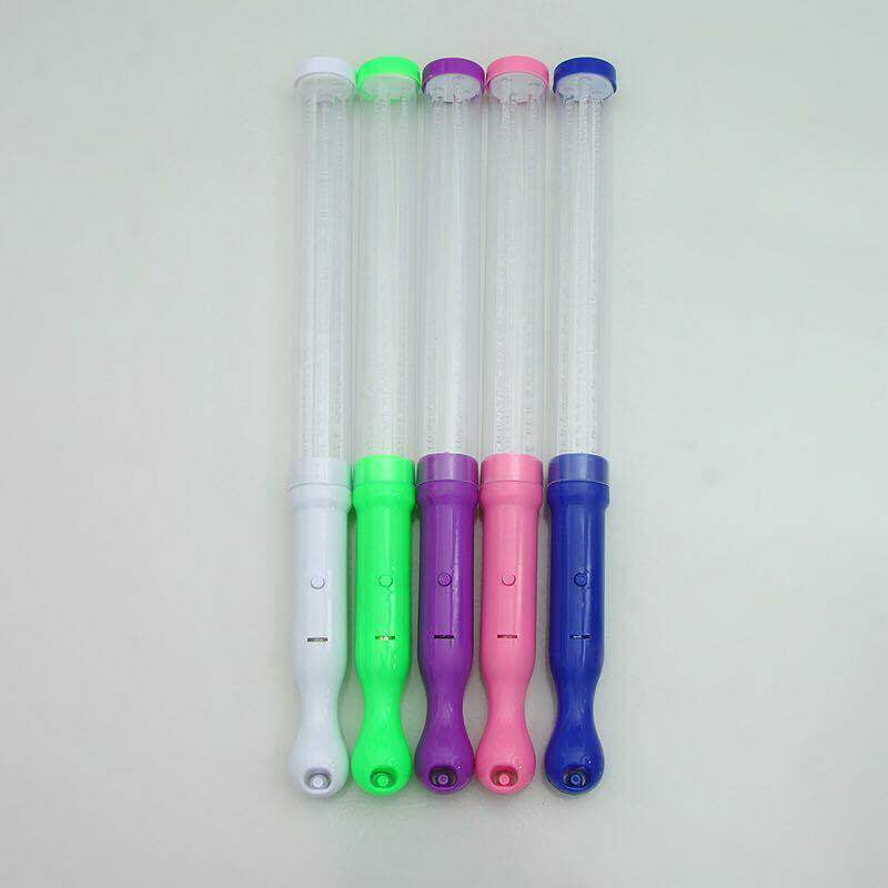 12 Light-Up White Sticks Flashing Patrol Wands LED Glow Blinking Rave Party EDC