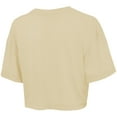 thumbnail image 3 of Women's Majestic Threads Shohei Ohtani Cream Los Angeles Dodgers Boxy Crop Top, 3 of 3