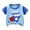 Blue, variant on Gubotare Tshirts for Kids Boys Toddler Boys' Short Sleeve Tees Cotton Casual Graphic Crewneck Summer Top Clothes T-Shirts Sizes 6-12 Months (Yellow,6-12 Months)