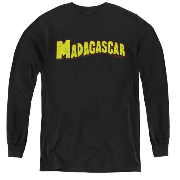 Madagascar - Logo - Youth Long Sleeve Shirt - Medium