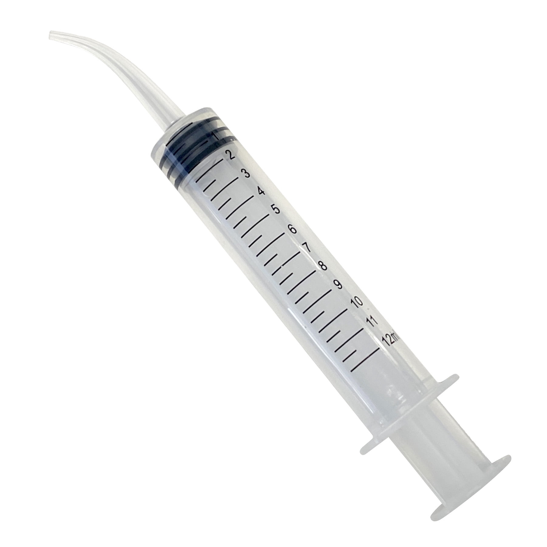 50 Curved Tip 12cc Dental Oral Syringes Disposable