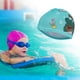 thumbnail image 2 of Gorra de natación de cartón de cocodrilo de poliéster única de 1 pieza en azul lago y verde, 2 of 6