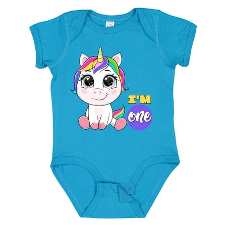 

Inktastic Unicorn 1st Birthday Gift Baby Boy or Baby Girl Bodysuit