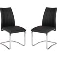 thumbnail image 1 of Chaise de Salle à Manger NAPA Noir (Lot de 2), 1 of 2