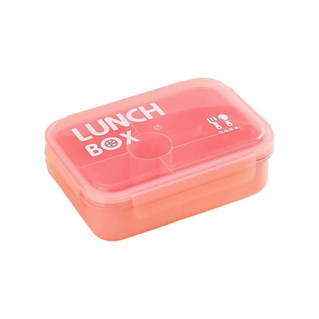 SIYTUAU Lunch Box With Utensils Compartimented Meal Prep Container Microwave Safe Durable Plastic Food Storage 8.27X5.91X2.56 Inch
