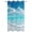 LightBLue, variant on Outdoor Curtains for Patio Waterproof, Summer Ocean Windproof Pravicy Outside Porch Blackout Curtain, Coastal Blue Sky Sea Waves Natural Scenery Sun Blocking Grommets Curtains for Cabana 54"x84"