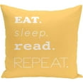 thumbnail image 1 of Simply Daisy 16" x 16" My Mantra Word Print Outdoor Pillow, 1 of 1