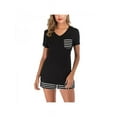 thumbnail image 2 of Zupora Women's Shorts Pajama Set Short Sleeve Sleepwear Nightwear, 2 of 6