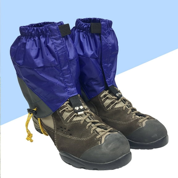 Raindrops Waterproof Gaiters Hiking Boots Ankle Length 1 Pair 7.9x7.9x8.7in