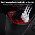 thumbnail image 2 of A Car Power Inverter 24V/12V to 220V Led Display 3 USB Ports + Cigarette Ligh U2 A9C4, 2 of 8