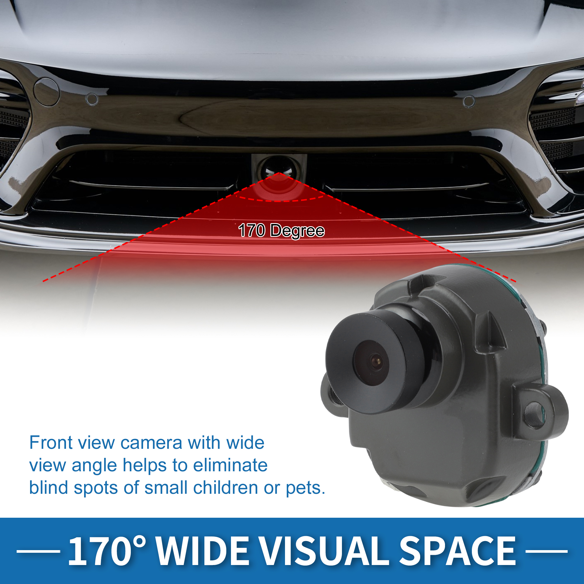 Unique Bargains Front View Camera for BMW 3 4 5 6 7 Series X5 X6 M3 M4 M5 M6 Park Assist