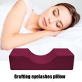 thumbnail image 1 of Almohada de pestañas de injerto Espuma viscoelástica Soporte para el cuello Estuche plano para reposacabezas (rojo) Ndcxsfigh Nuevos Originales, 1 of 8