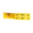 thumbnail image 1 of 1 Rouleau 1000 Unités Billets de Tirage Numérotés Rouleau de Billets Simple pour Fête Jaune, 1 of 6