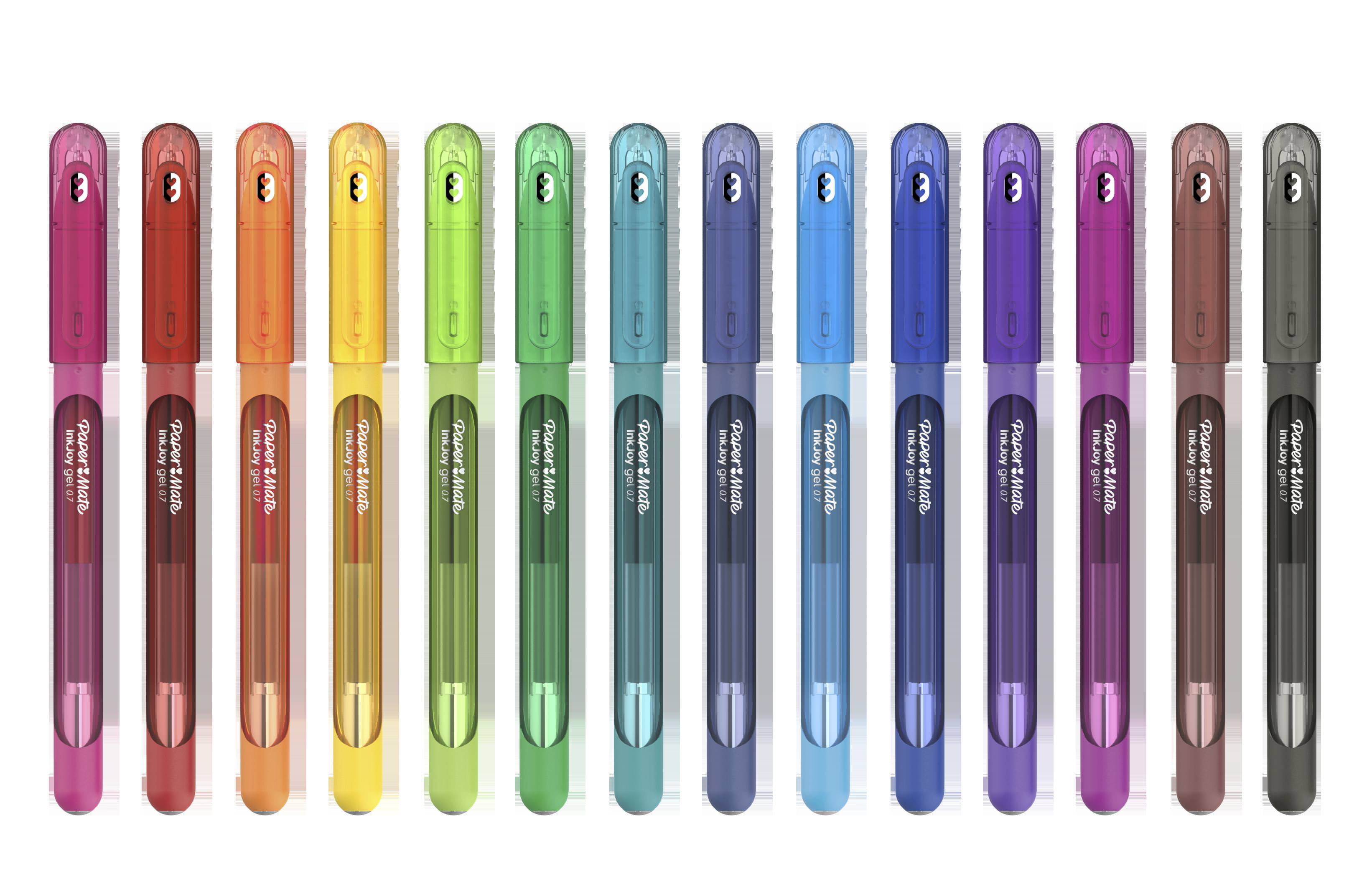 Paper Mate InkJoy Gel 600ST 0.7MM Easy Grip School Office Adult Colouring Range 