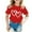 Red, variant on Toddler Girl Tops 3-4 Years Heart Shirt for Tweens Summer Tops Short Sleeve T Shirt Casual Comfortable Tee Green