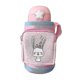 thumbnail image 2 of (White Square Animal)500Ml kids stainless steel straw thermos mug with case cartoon leak-proof, 2 of 4