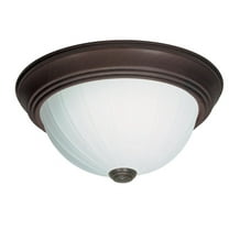 Nuvo 76-246 - 11" OLD BRONZE MELON GLASS FIX