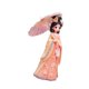 thumbnail image 4 of Figura decorativa de mujer antigua china, artesanía, estatua de mujer para Amarillo, 4 of 9