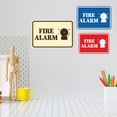 thumbnail image 3 of Signs ByLITA Classic Framed Fire Alarm Sign (Brushed Silver) - Medium, 3 of 8