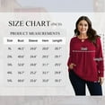 thumbnail image 6 of LANREMON Womens Plus Size Tops Long Sleeve Shirts V Neck Textured Keyhole Gathered Knit Tunic Loose Fall Blouses, 6 of 6