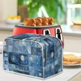 thumbnail image 3 of Yuyamidu Daisy Toaster Covers 4 Slice Bread Toaster Oven Dust Cover Sunflower Wide Slot Kitchen Appliance Cover Blue Baking Supplies Protection Cover Keep Clean from Oil Liquid Stains, 3 of 7