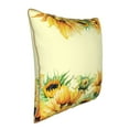 thumbnail image 2 of Kll Sunflowers Decorative Throw Pillow Covers Velvet Soft For Couch Sofa Bedroom Living Room Outdoor -20"X20", 2 of 8