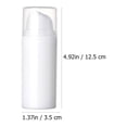 thumbnail image 3 of Lotion Containers Empty Pump Dispenser Bottle Pump Bottle Dispenser Empty Plastic Pump Bottles Dispenser Lotion Containers For Massage Oil Liquid Soap Shampoo Lotion Hand White 4pcs, 3 of 9