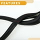 thumbnail image 5 of Ofertas Únicas 1 Pcs 14.37"-14.92" Funda de Volante Universal Antideslizante de Cuero Sintético Patrón de Fibra de Carbono Negra, 5 of 6
